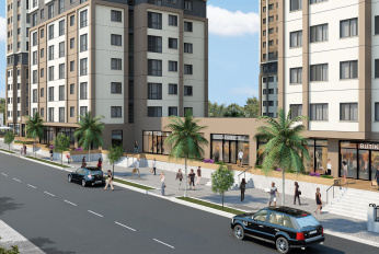 Modern family complex with extensive infrastructure