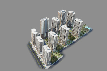 Modern family complex with extensive infrastructure