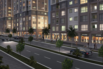 Modern family complex with extensive infrastructure