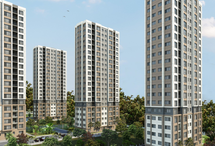 Modern family complex with extensive infrastructure