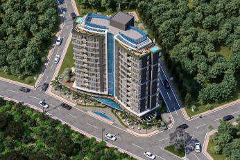 Modern residential complex in the business centre
