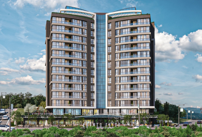 Modern residential complex in the business centre
