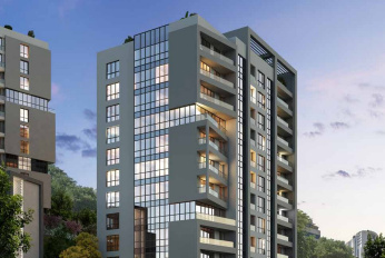 Modern residential complex in the city centre