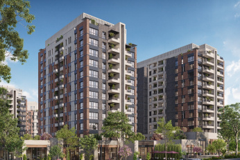 Modern residential complex with family infrastructure
