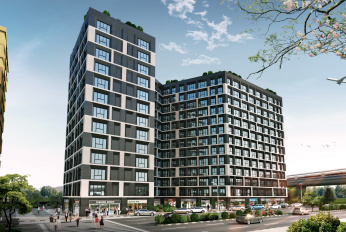 Modern residential complex near the main highways