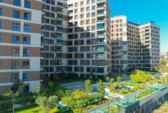 Modern residential complex near the main highways
