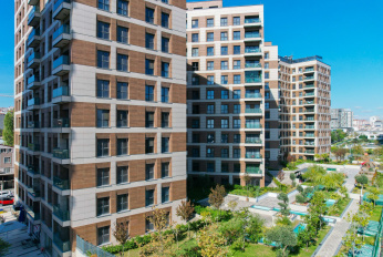 Modern residential complex near the main highways