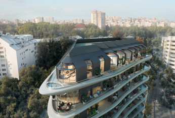 Modern residential complex in the prestigious city centre