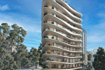Modern residential complex in the prestigious city centre