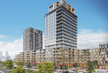 Modern residential quarter with developed infrastructure