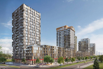 Modern residential quarter with developed infrastructure