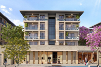 Modern residential quarter with extensive infrastructure