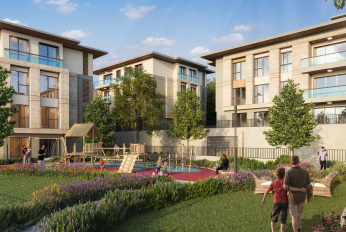 Modern residential quarter with extensive infrastructure