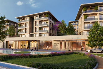 Modern residential quarter with extensive infrastructure