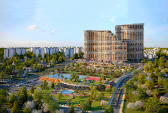 Multifunctional residential complex with golf course