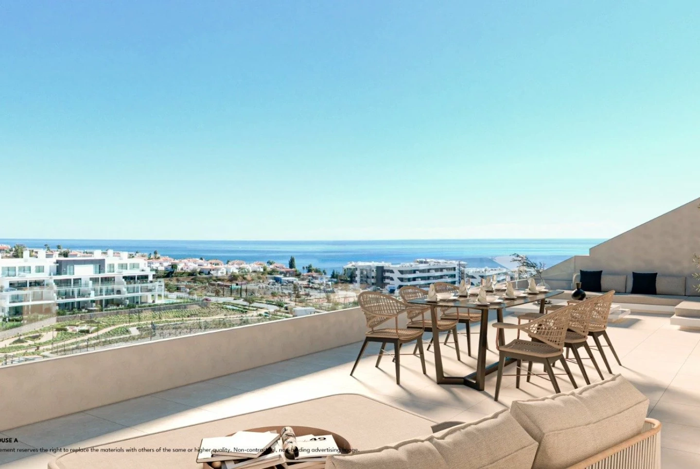 New apartment in Fuengirola, Malaga, with terraces