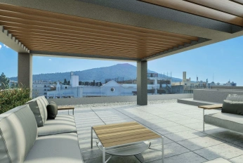 New apartments in the Gounari project in an elite green area for rental income, Athens, Attica, Greece