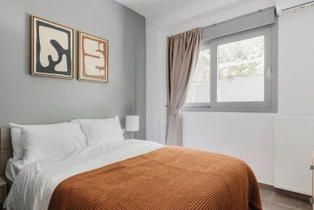 New apartments in the Gounari project in an elite green area for rental income, Athens, Attica, Greece