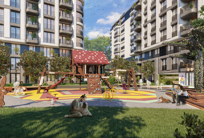 Premium residential project with developed infrastructure