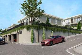 Private complex of villas with their own gardens