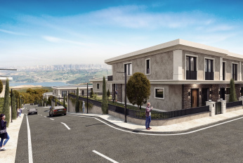 Private complex of villas with their own gardens