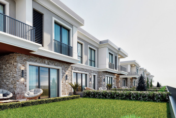 Private complex of villas with their own gardens