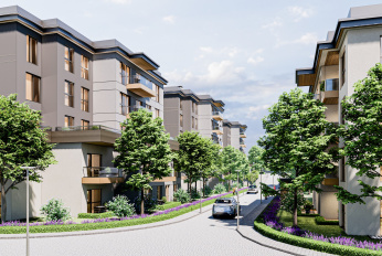 Residential complex in a developing area