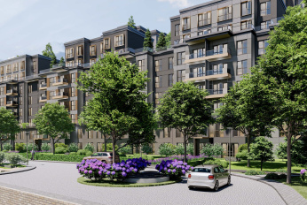 Residential complex in a developing area