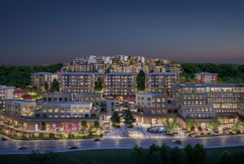 Residential complex in a developing area
