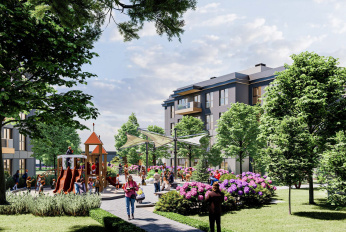 Residential complex in a developing area