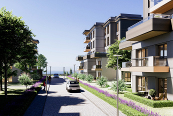 Residential complex in a developing area