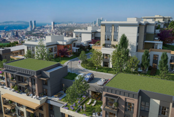 Residential complex in a developing area