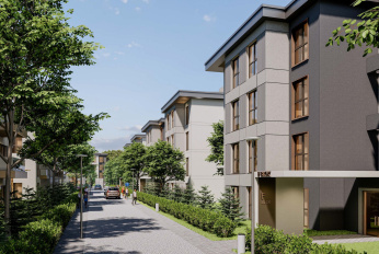 Residential complex in a developing area
