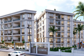 Residential complex off the coast with panoramic views of the Sea of Marmara.
