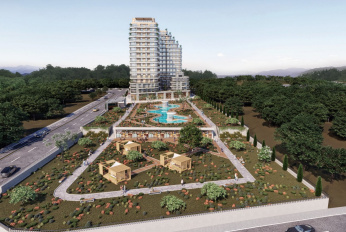 Residential complex with panoramic views and green areas