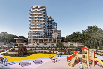 Residential complex with panoramic views and green areas