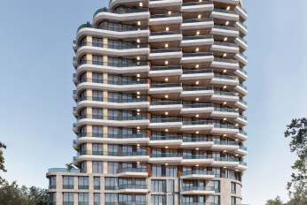 Residential complex with panoramic views and green areas