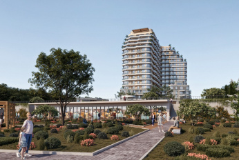 Residential complex with panoramic views and green areas