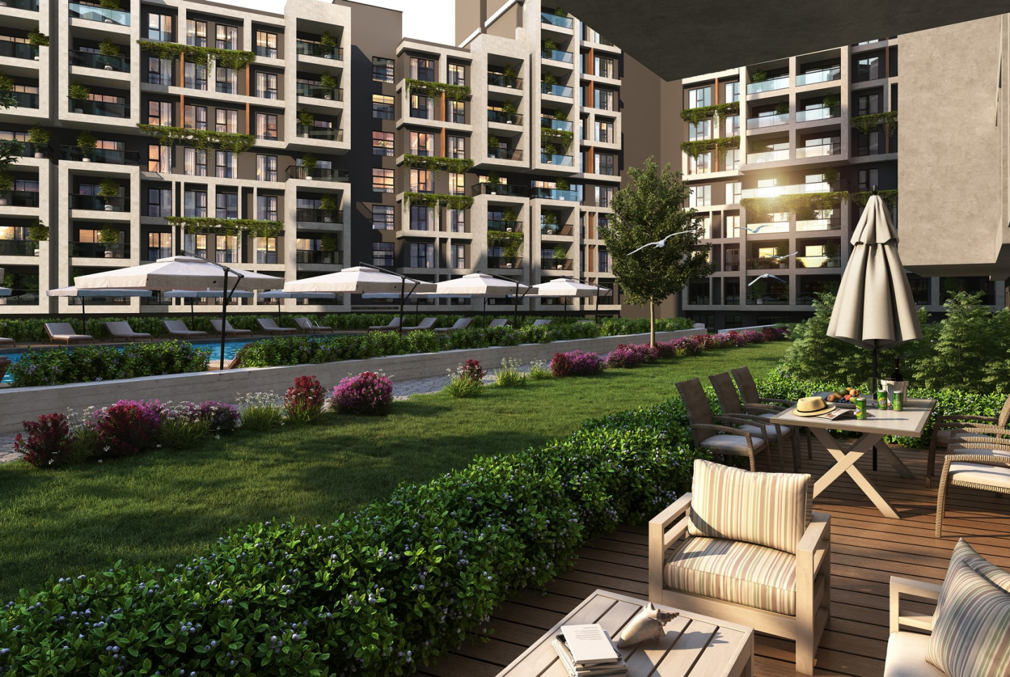 Residential complex with sea views and Princes Islands