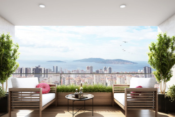 Residential complex with sea views and Princes Islands