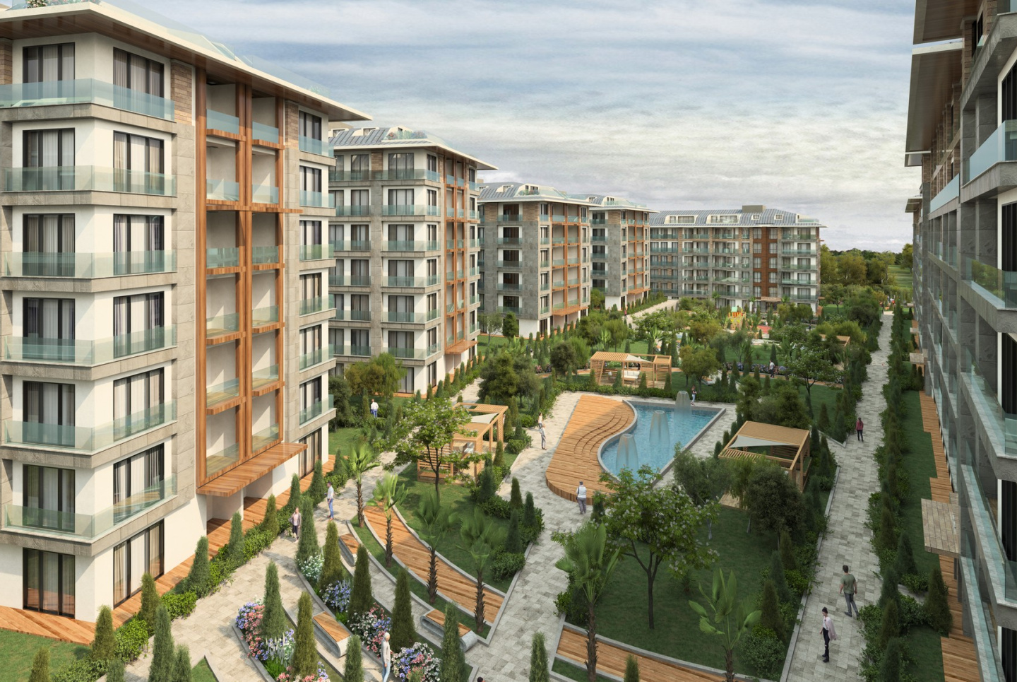 Residential complex in Zeitinburnu district