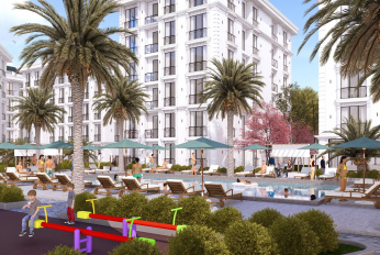 Residential project by the sea with developed infrastructure