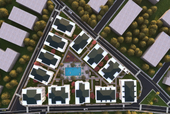 Residential project by the sea with developed infrastructure