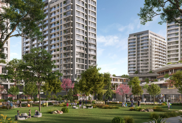 Residential project by the sea with a variety of housing formats
