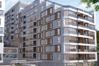 Residential project with panoramic views and green areas