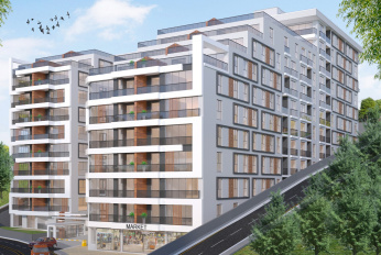 Residential project with panoramic views and green areas