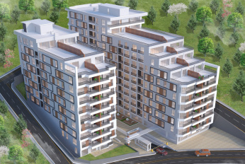 Residential project with panoramic views and green areas