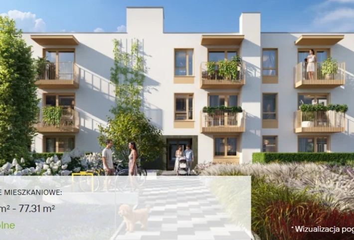 Residential quarter Attractive apartments in Green Bialolenka
