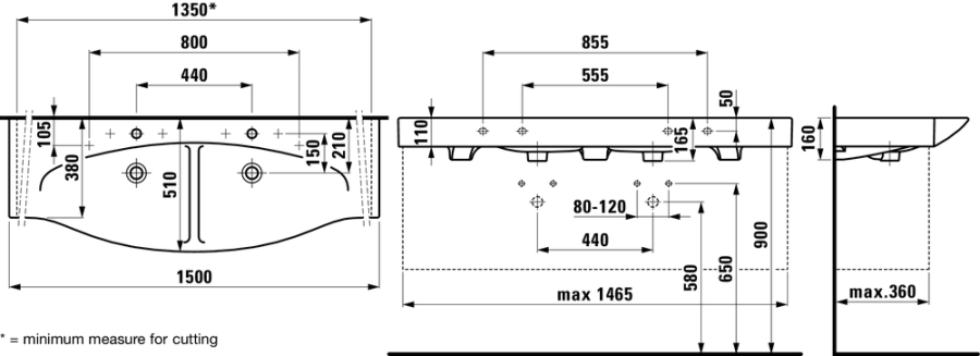 Photo Laufen Palace 8.1370.6.000 sink. 104. 1st