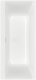 Photo Quaril bath 170x75 cm Villeroy & Boch Subway 3.0 UBQ170SBW2DV-01 with legs and drain-overflow